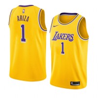 Lakers Trevor Ariza Men Icon Edition Jersey Gold