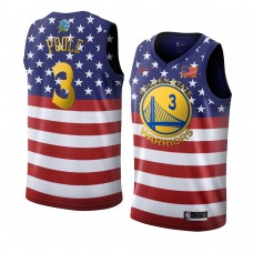Klay Thompson Golden State Warriors Jersey - Independence Day Edition