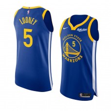 Golden State Warriors Kevon Looney Blue Authentic Jersey