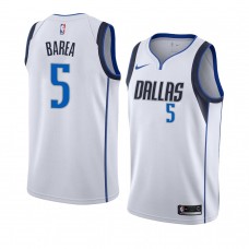 2018-2019 White Men's Mavericks J.J. Barea Association Edition Jersey