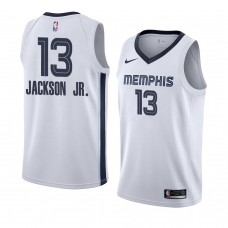 2018-19 White Men Grizzlies Jaren Jackson Jr. Association Edition Jersey