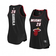 Women's Miami Heat Andre Iguodala Fast Break Team Tank Jersey Icon Edition Black