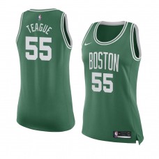 Women's Boston Celtics #55 Jeff Teague Icon Green Jersey