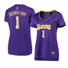 Women's Los Angeles Lakers Kentavious Caldwell-Pope Fast Break Replica Jersey Purple