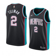 Memphis Grizzlies Xavier Tillman Hardwood Classics Jersey Swingman Black