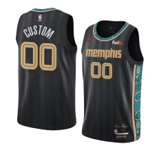 Memphis Grizzlies Custom Black City Edition Jersey