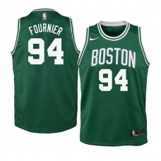 Youth Boston Celtics Evan Fournier 2021 Icon Swingman Green Jersey