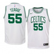 Youth Boston Celtics #55 Jeff Teague 2020-21 Association White Jersey