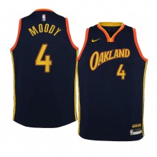 Youth Golden State Warriors Moses Moody City Edition 2021 NBA Draft Jersey Navy