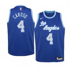 Youth Los Angeles Lakers #4 Alex Caruso 2020-21 Classic Edition Blue Jersey