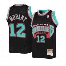Youth Memphis Grizzlies Ja Morant Reload Throwback Jersey Black