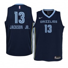 youth Memphis Grizzlies #13 Jaren Jackson Jr. 2020-21 Icon Edition Navy Jersey